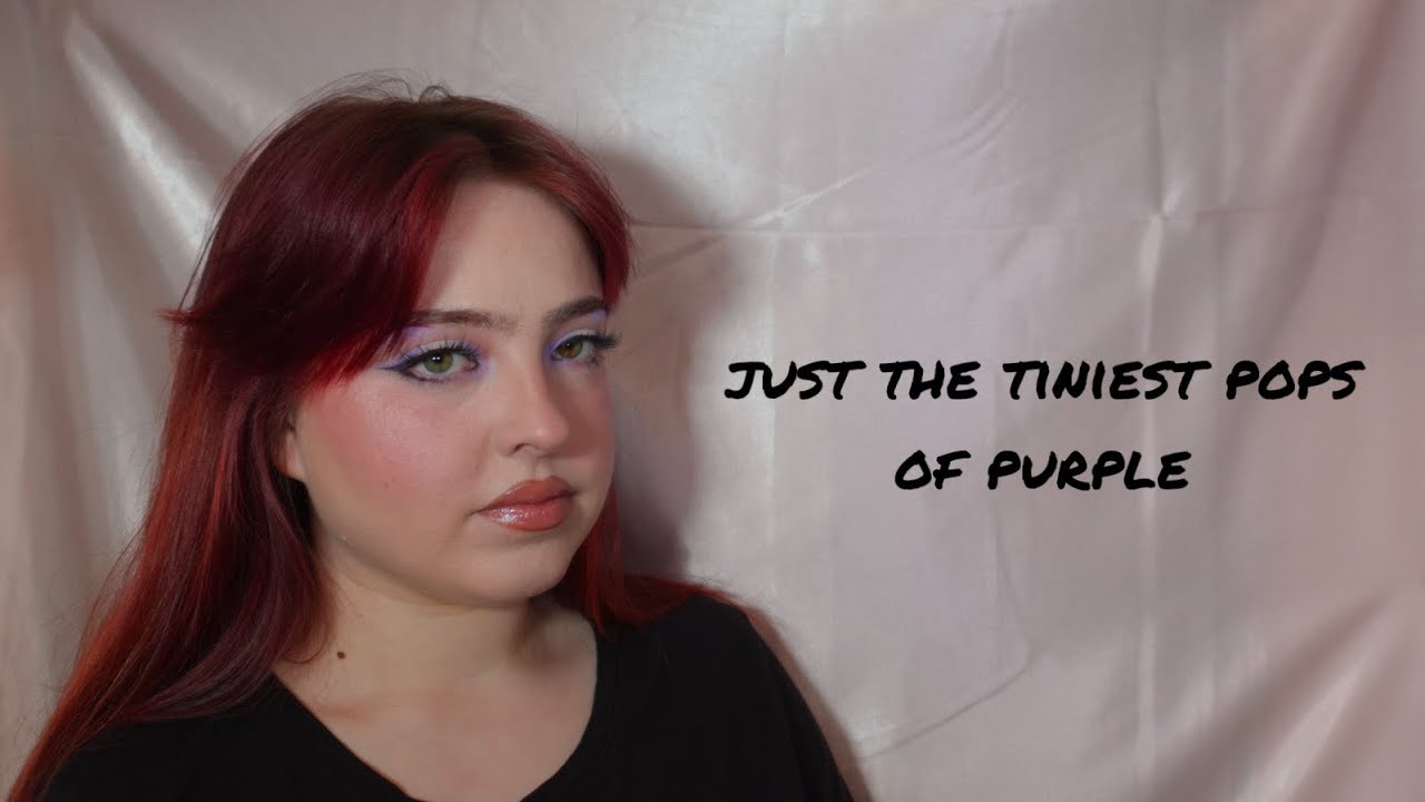 just the tiniest pops of purple