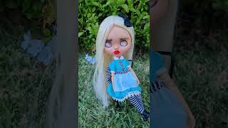 Alice in Wonderland, Alice doll, handmade Alice, Blythe Alice #blythe #wonderland #blythedoll