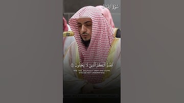 ما تيسر من سورة الأنفال | لفضيلة الشيخ د.#الوليد_الشمسان من #المسجد_الحرام