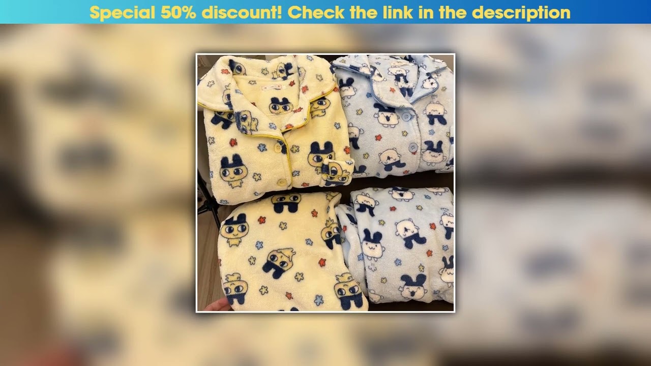 Today Only Tamagotchi Peripheral Pajamas For Women In Winter Thick And Cute Cartoon Mameijike Suita