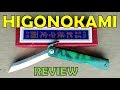 Review of a Higonokami folding knife from JAPAN - Ever heard of Blue Paper Steel?