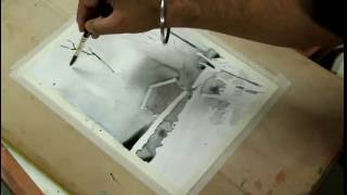 sikander singh watercolor painting india artist