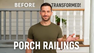 Top 10 Farmhouse Front Porch Railing Ideas