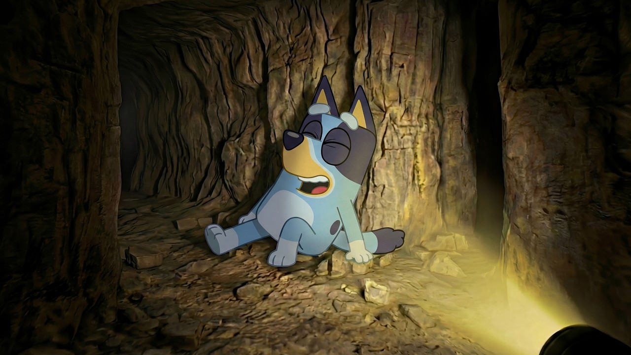 They FOUND the BLUEY Characters Inside an ABANDONED HOUSE!! (Found Footage)