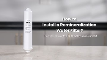 How to Install a Waterdrop Remineralization Water Filter?