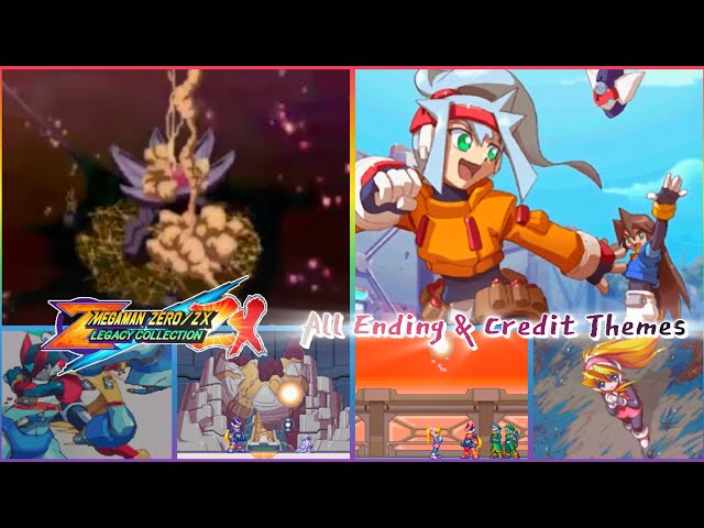 Mega Man Zero/ZX Series: All Ending & Credit Themes (Updated