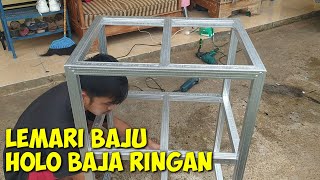 How to make a light steel wardrobe