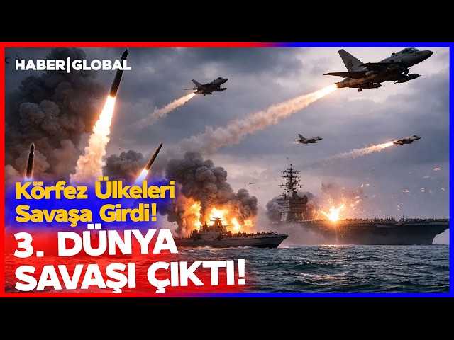 SAVAŞ BÜYÜYOR! Körfez Ülkeleri Savaşa Giriyor! 3. Dünya Savaşı Çıktı! İran 500 Füze Attı!