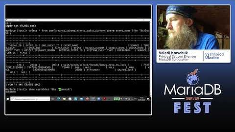 MariaDB 10.5 new features for troubleshooting - Valerii Kravchuk - MariaDB Server Fest 2020