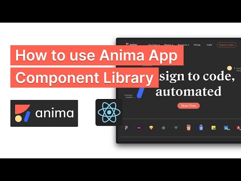 Using Anima App Component Library in Figma