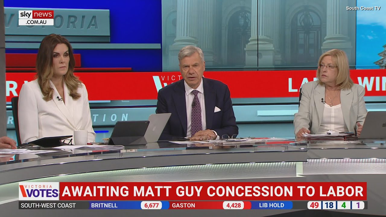 [2022 Victorian Election] Sky News AUS | Awaiting Matt Guy's Concession - (26.11.2022)