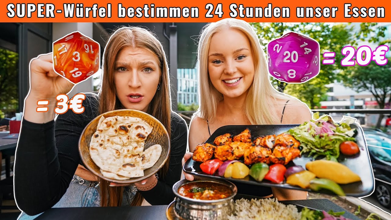 Super-Würfel bestimmt 1 Tag unser Essen in neuen Restaurants 😱 mit @madlin_actv