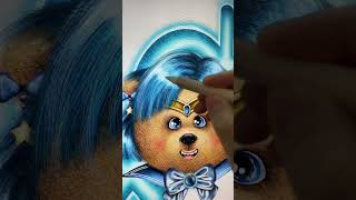 How to draw Sailor Mercury #artist #anime screenshot 2