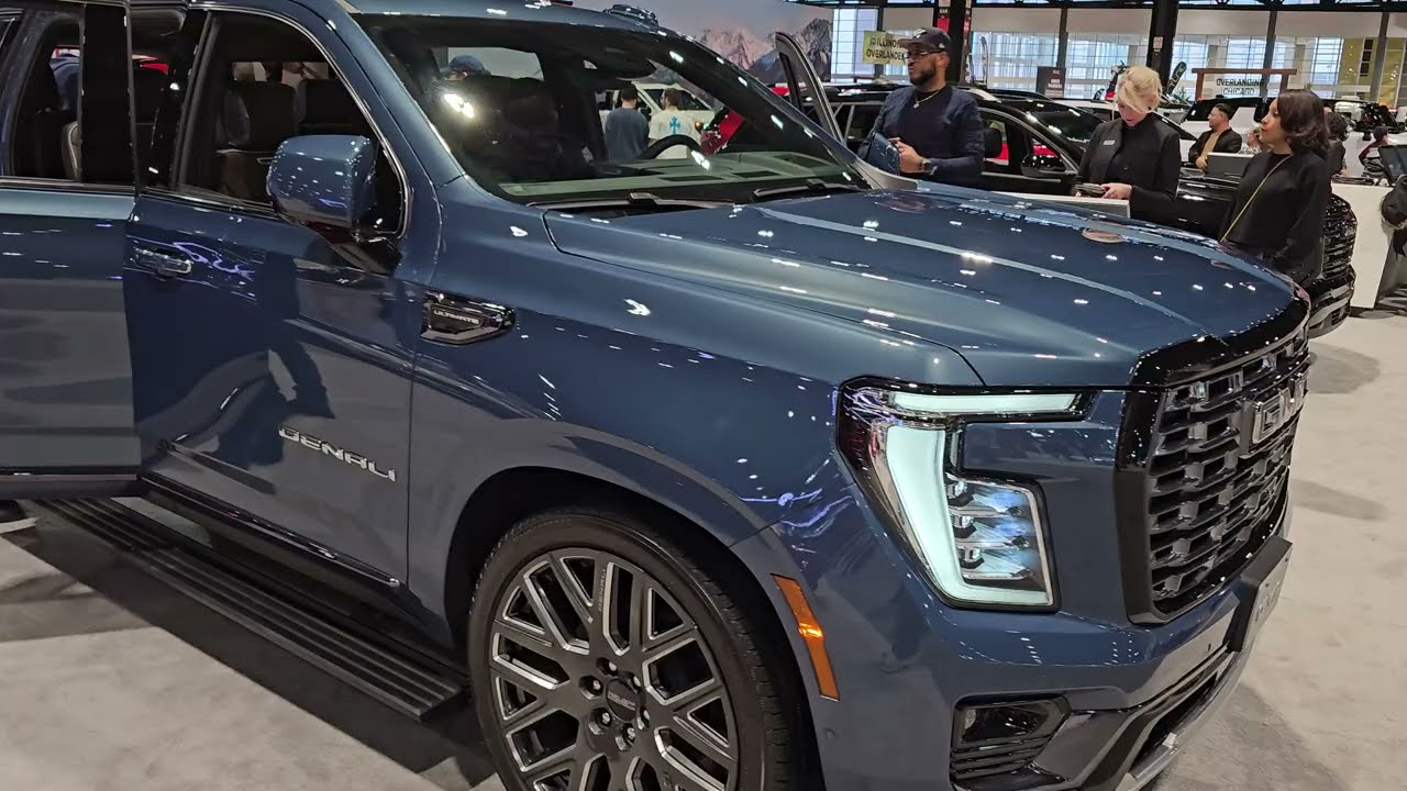 2026 GMC YUKON XL DENALI DOWNPOUR BLUE METALLIC CHICAGO AUTO SHOW