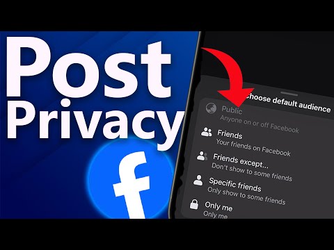 How to Manage Facebook Post Privacy | Public, Friends, Friends Except, Specific Friends, and Only Me
