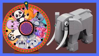 Build LEGO Animals with a Spin Wheel! 🎡 Penguin, Panda, Octopus, Koala, Elephant &amp; Mystery Animal