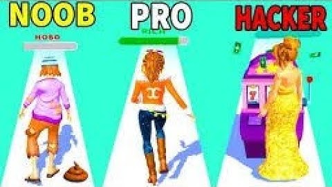 Money Run 3D - NOOB vs PRO vs HACKER