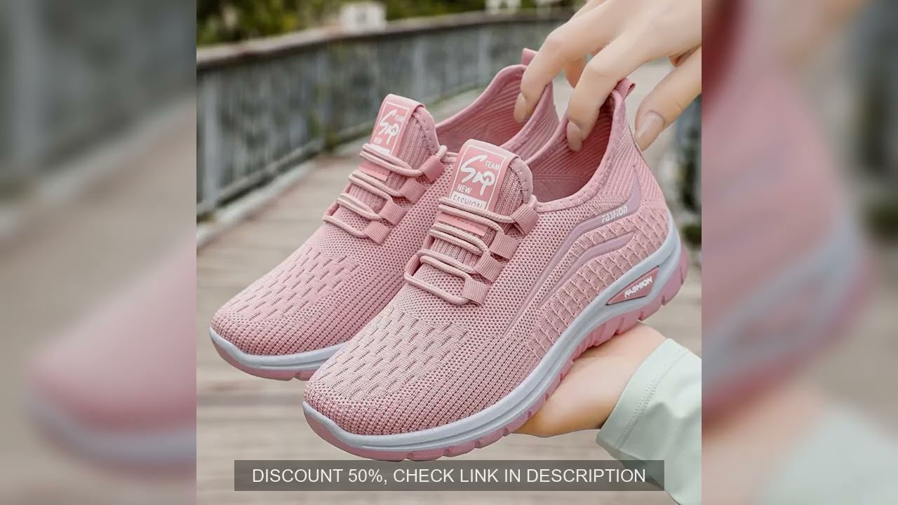Autumn Women Casual Shoes Breathable Walking Mesh Lace Up Flat Shoes Sneakers Women Tenis Feminino P