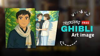 Ai cartoon photo tutorial | Ghibli studio art photo editing | Ghibli filter | 💀 screenshot 3