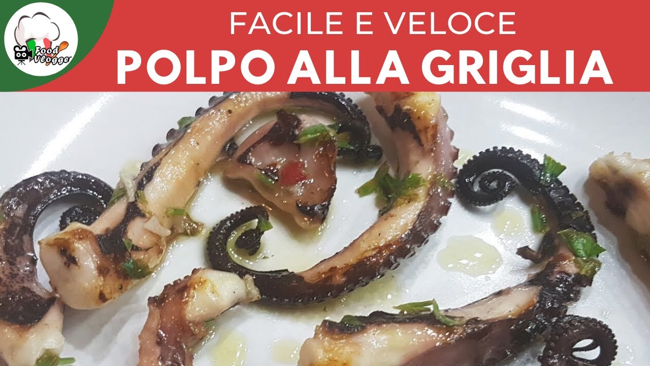 Polpo Arrostito In 1 Minuto Ricette Veloci Foodvlogger Youtube