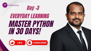 Operators in python - Master Python in 30 days Youtube Series