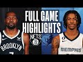 NETS At GRIZZLIES NBA FULL GAME HIGHLIGHTS October 24 2022 