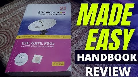 Gate Made Easy Hand Book Review | Electronics Engineering