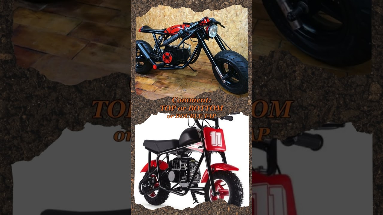 🔥 TOP or BOTTOM? Custom Spider Mini Bike vs Small Stock Mini Bike