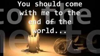 Demis Roussos - End Of The World - Lyrics on screen chords