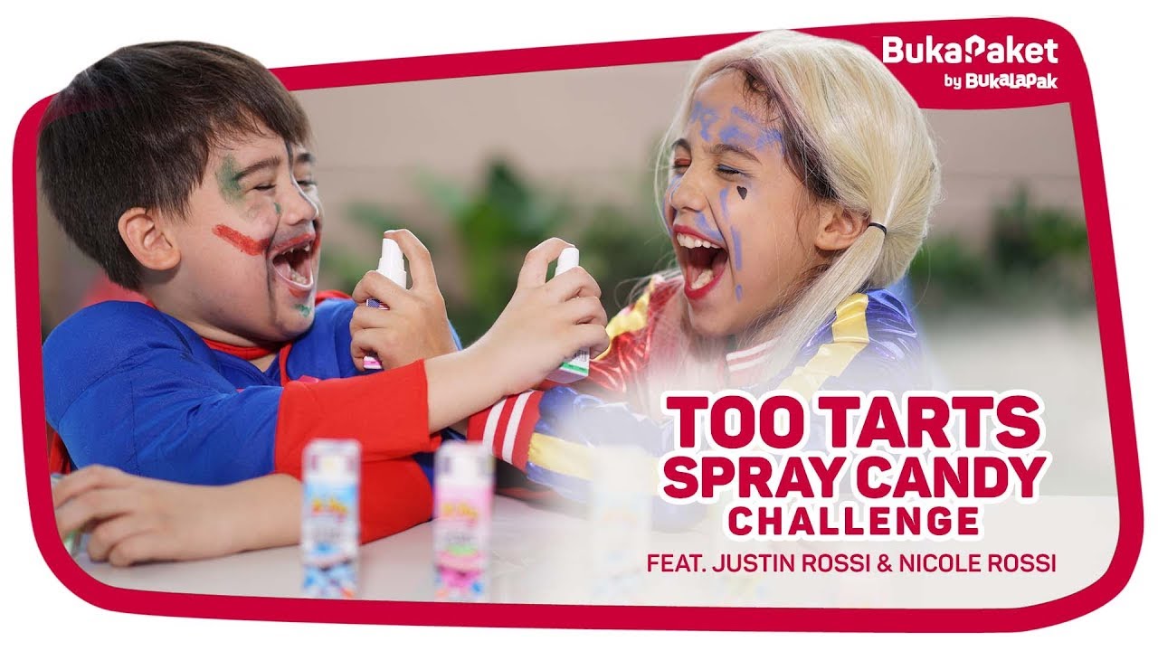 Nyobain Permen Unik Too Tarts Spray Candy feat. Justin & Nicole Rossi