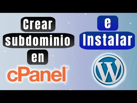 Create a subdomain in cPanel and install WordPress