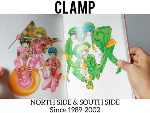 CLAMPノ絵シゴト。NORTH / SOUTH SIDE 画集セット 帯付き North Side: CLAMP Illustrations | HLJ.com