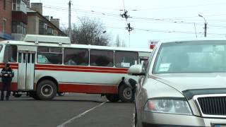 В Горловке «нашкодил» пассажирский автобус