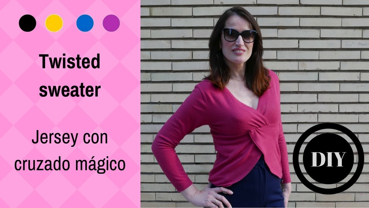 Renueva tu viejo jersey con un cruzado mágico