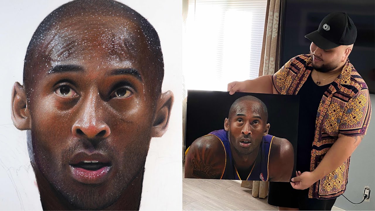 DRAWING KOBE BRYANT (short version) - YouTube