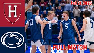 Harvard vs Penn State FULL GAME | NCAA Men's Volleyball 2026 - Feb 21, 2026