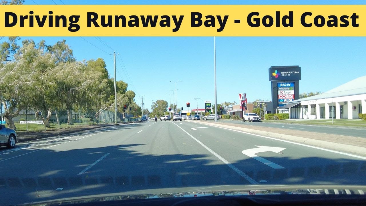 Driving Runaway Bay Gold Coast 🏖️ Explore in 4K