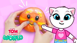 DIY Soft Squishy Friends 🧸 Talking Tom & Friends World: Easy Crafts screenshot 2