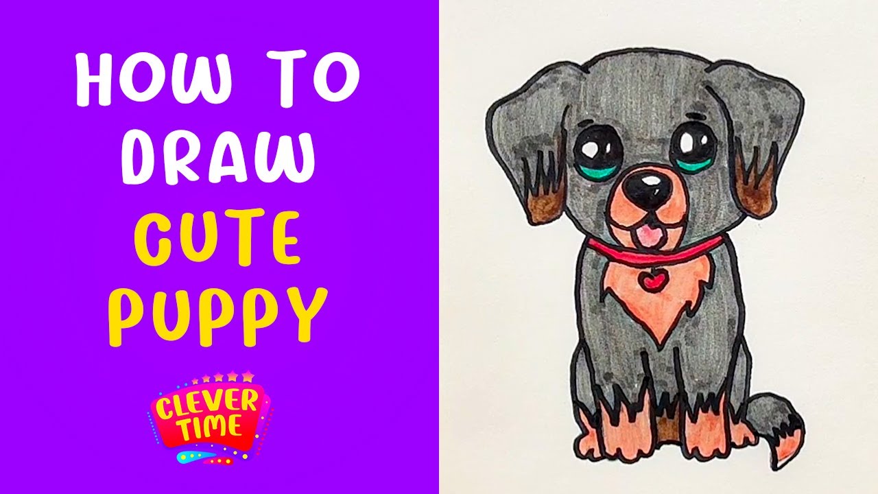 how-to-draw-a-dog-puppy-step-by-step-tutorial-youtube