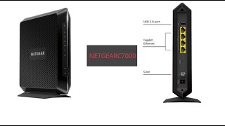 NETGEAR C7000 Cable Modem Router Unboxing