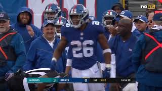 Saquon Barkley & Jalen Ramsey Exchange Words After Strong Run