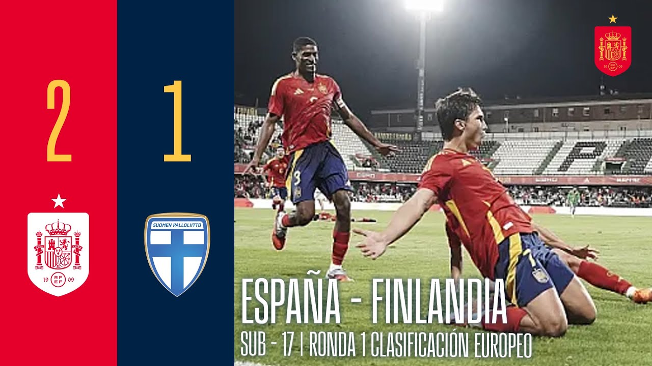 RESUMEN | España 2-1 Finlandia | Fase de clasificación para el Europeo sub-21 | 🔴 SEFUTBOL