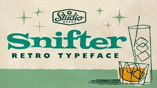 Snifter | Retro Party Typeface! Font Free Download