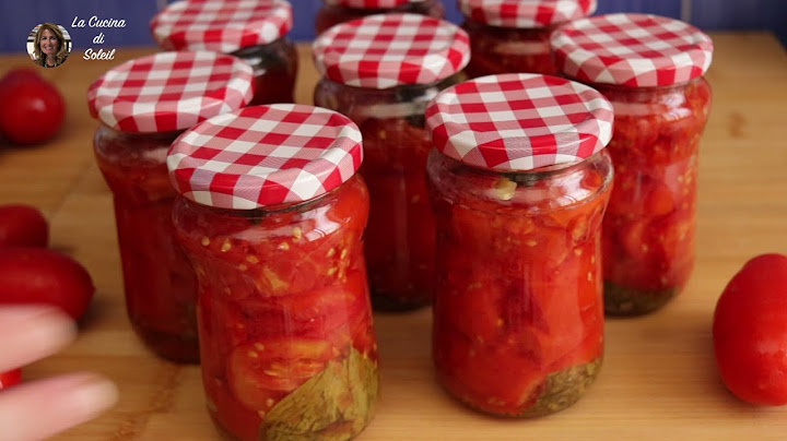 Conserva di Pomodori a Pezzettoni - Homemade Diced Tomatoes