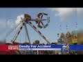 1 dead at least 3 critical when amusement park ride malfunctions at ohio state fair