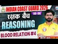 Indian Coast Guard Reasoning Classes 2026 | रक्षक बैच | BLOOD RELATION #4 | ICG GD & DB Most PYQs🔥
