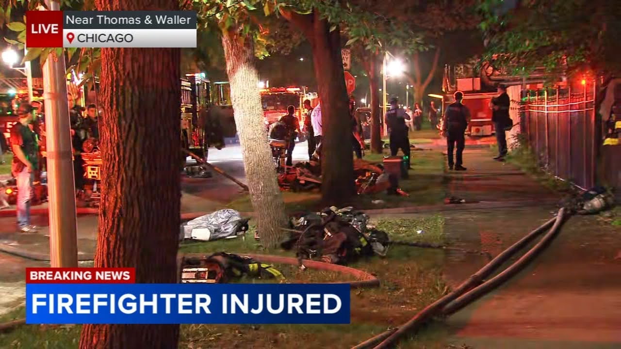 Chicago firefighter injured in West Side fire, CFD officials say