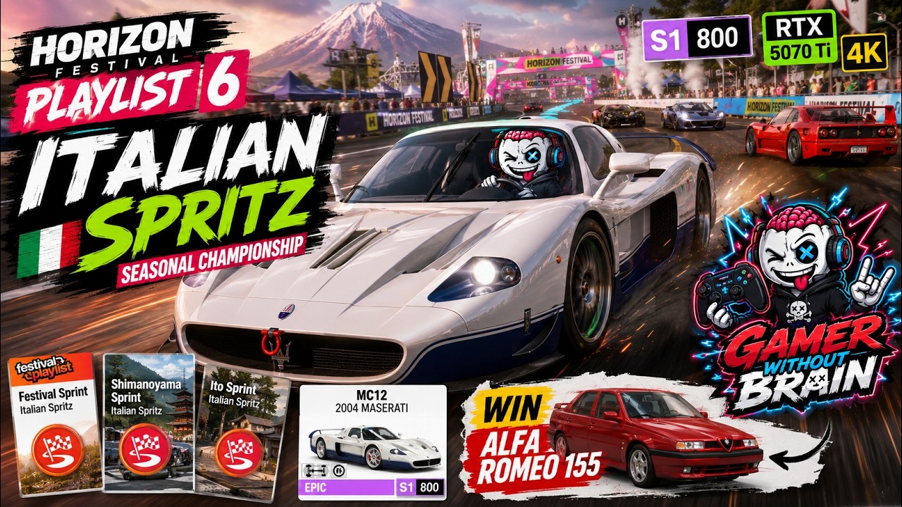 Maserati MC12 Dominates Italian Spritz | Forza Horizon 6 - YouTube