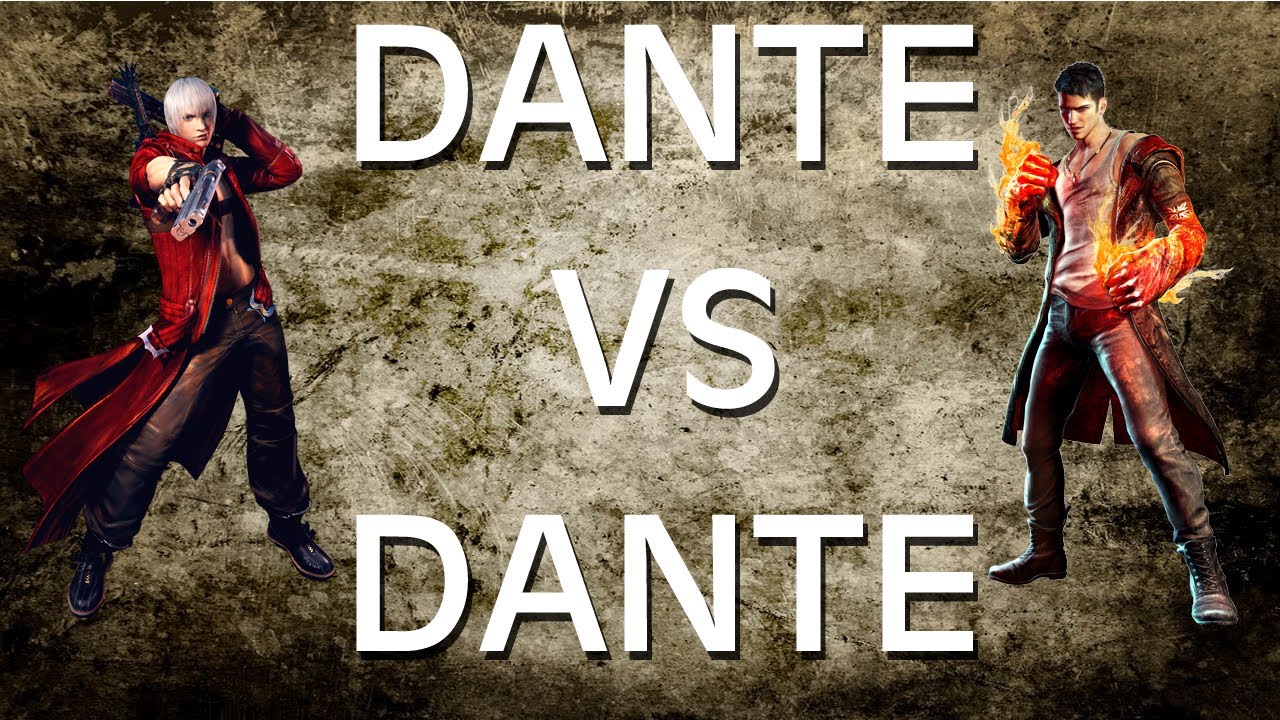 DMC Devil May Cry Dante VS Dante Old Dante Vs New Dante Classic Dante  vs New Dante HD 