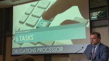 Sweat Dreams with Smart GDPR 02 - Keynote on the meaning of GDPR for Belgium